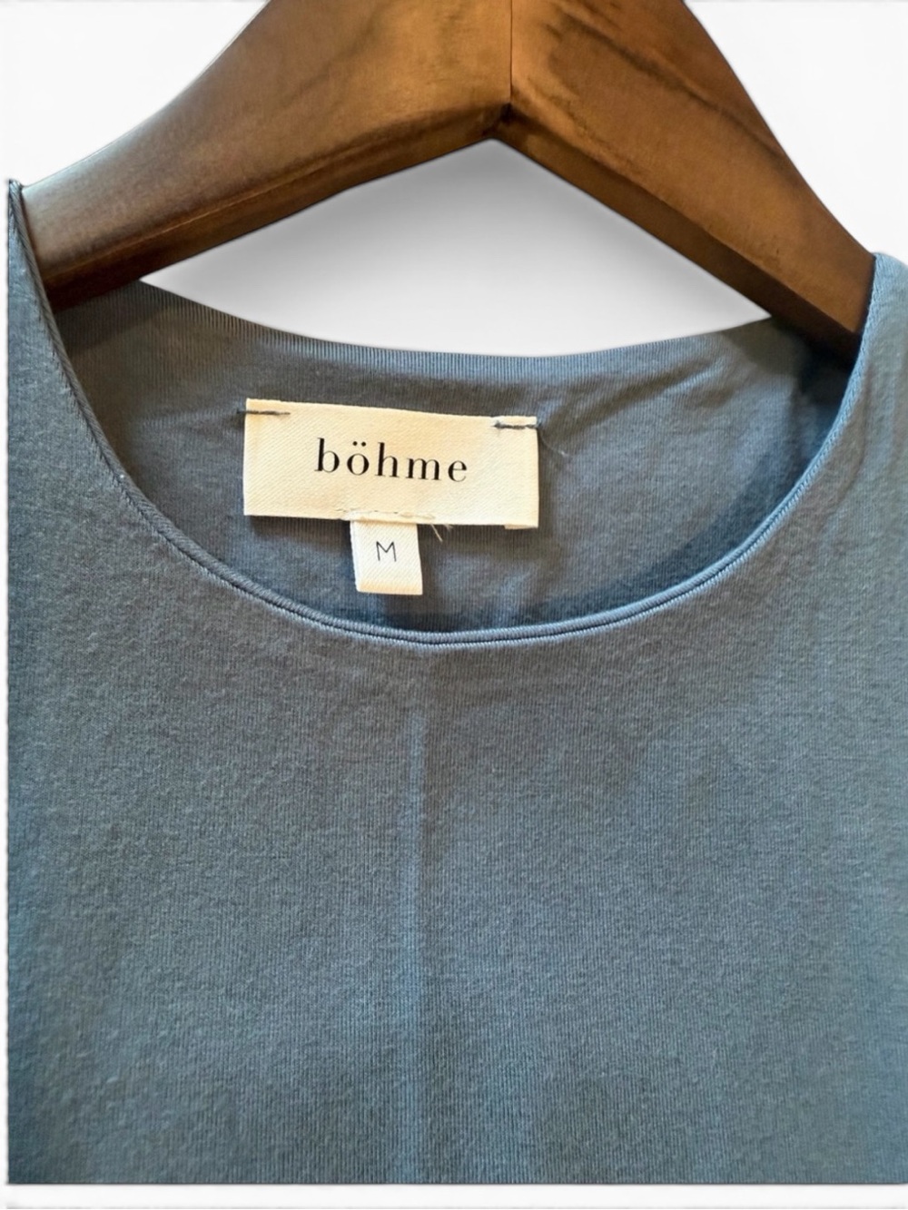 bohme Slate Blue Ribbed Tank Top - Picture 3 of 5